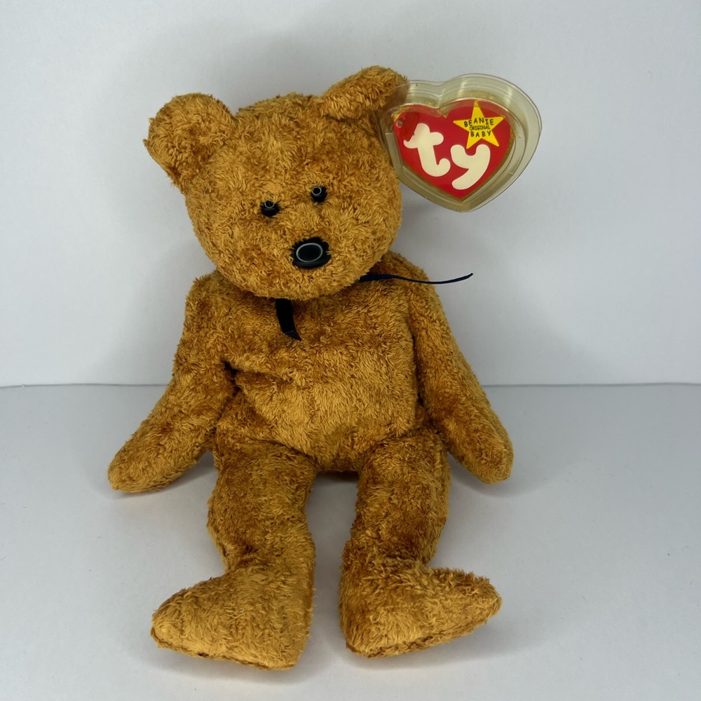 Ty Beanie Babies Curly The Bear Plush Toy - 4052